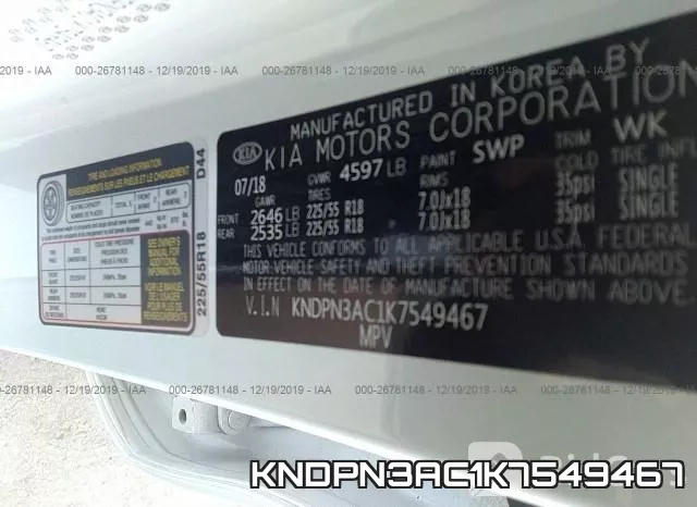 KNDPN3AC1K7549467 фото 10