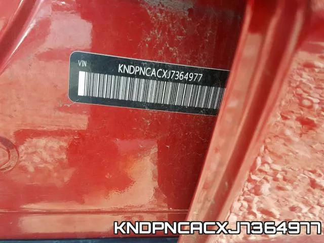 KNDPNCACXJ7364977 фото 2