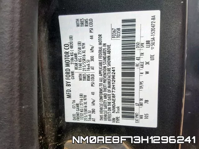 NM0AE8F73H1296241 фото 2