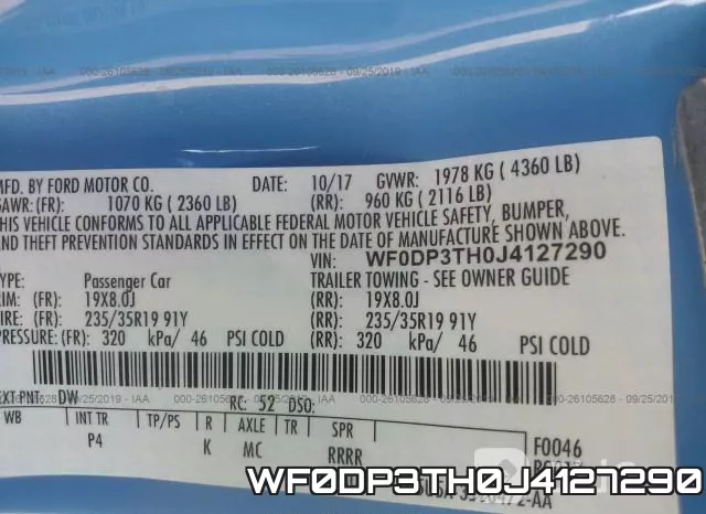 WF0DP3TH0J4127290 фото 8