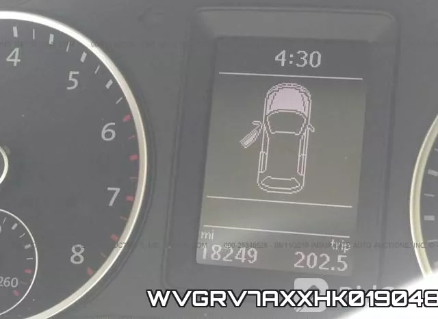 WVGRV7AXXHK019048 фото 8