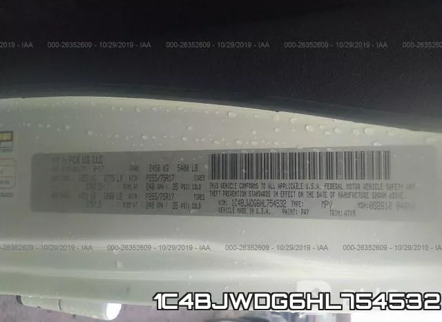 1C4BJWDG6HL754532 фото 10