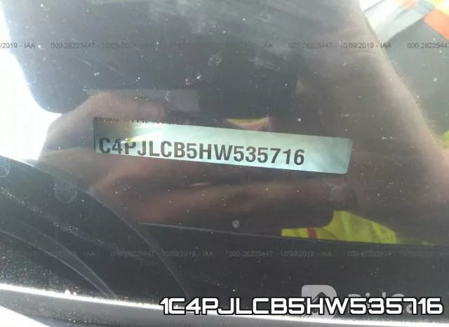 1C4PJLCB5HW535716 фото 9