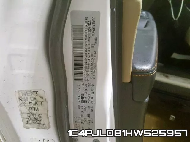 1C4PJLDB1HW525957 фото 2