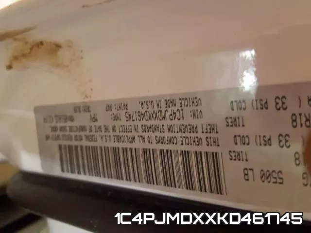 1C4PJMDXXKD461745 фото 2