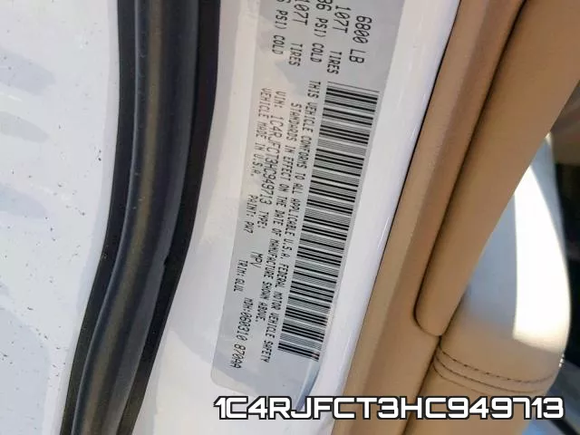 1C4RJFCT3HC949713 фото 2