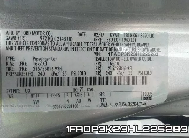 1FADP3K23HL225283 фото 10