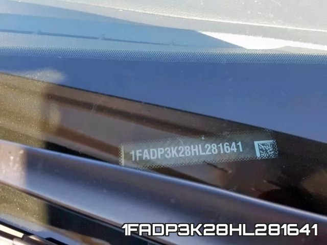 1FADP3K28HL281641 фото 2