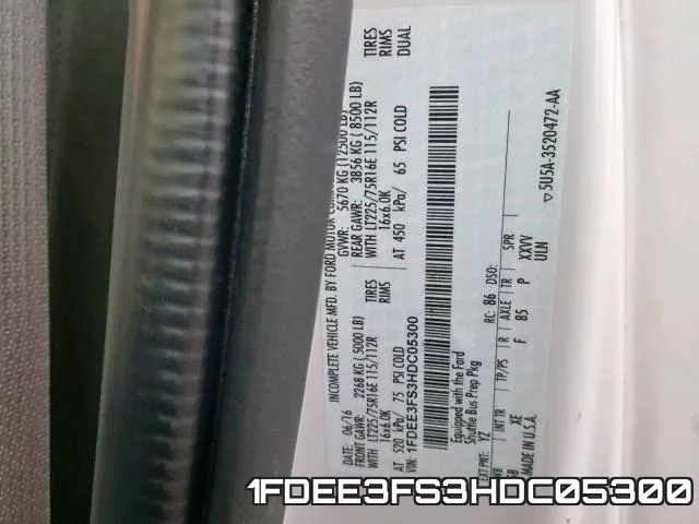 1FDEE3FS3HDC05300 фото 2
