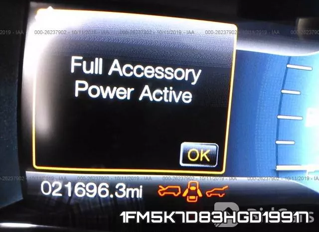 1FM5K7D83HGD19917 фото 8