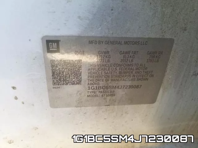 1G1BC5SM4J7230087 фото 2