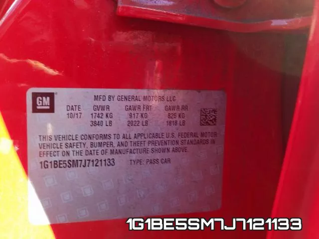 1G1BE5SM7J7121133 фото 2