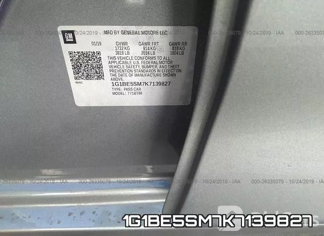 1G1BE5SM7K7139827 фото 6