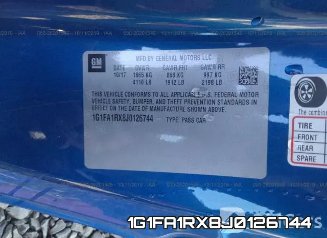 1G1FA1RX8J0126744 фото 9