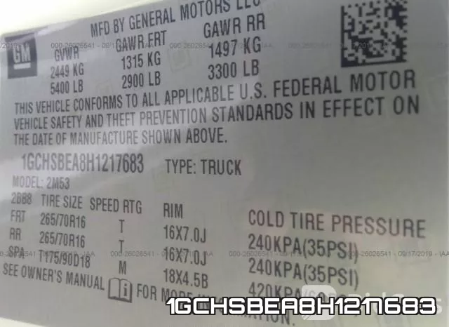 1GCHSBEA8H1217683 фото 10