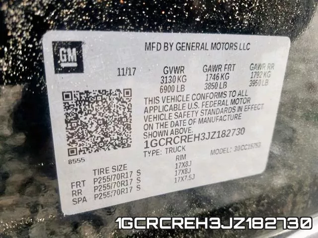 1GCRCREH3JZ182730 фото 2