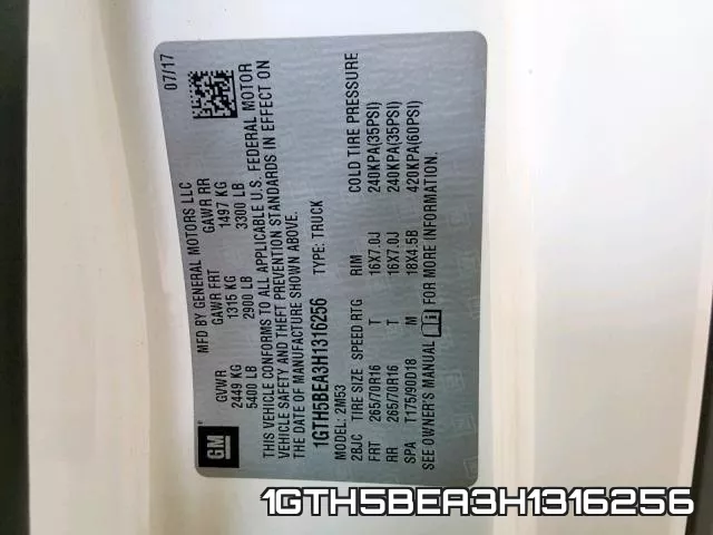 1GTH5BEA3H1316256 фото 2
