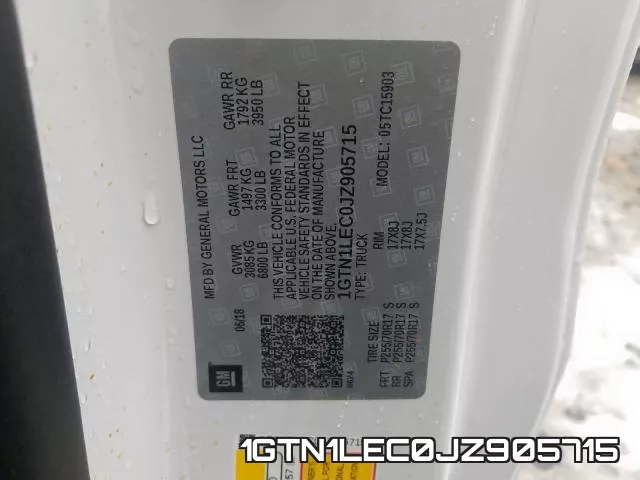 1GTN1LEC0JZ905715 фото 2