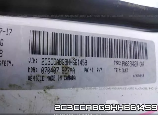 2C3CCABG9HH661459 фото 9
