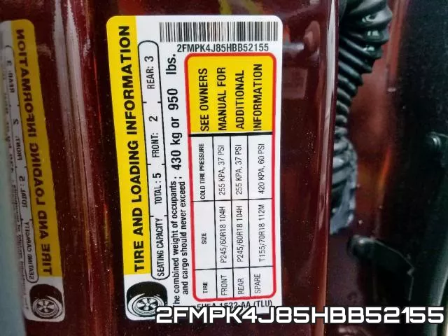 2FMPK4J85HBB52155 фото 2