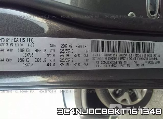 3C4NJDCB8KT767348 фото 10