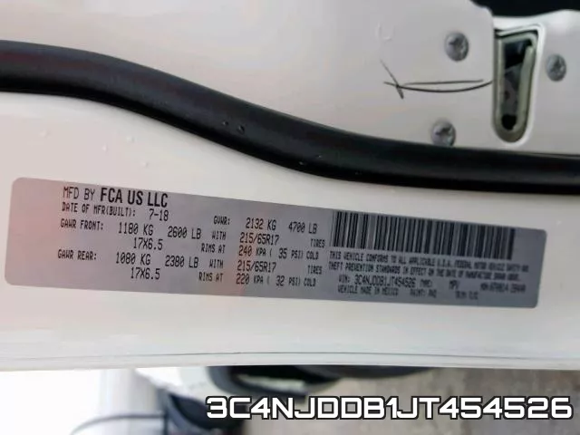 3C4NJDDB1JT454526 фото 2