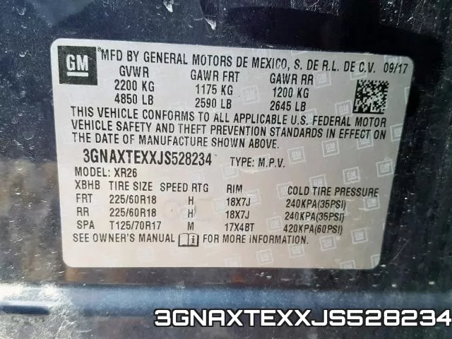 3GNAXTEXXJS528234 фото 2