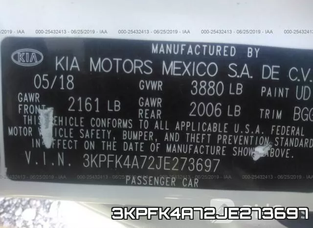 3KPFK4A72JE273697 фото 9