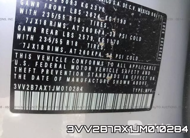 3VV2B7AX1JM010284 фото 9