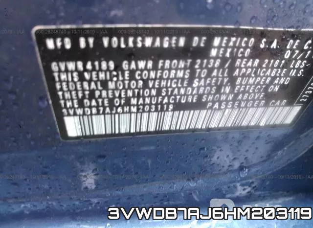 3VWDB7AJ6HM203119 фото 9