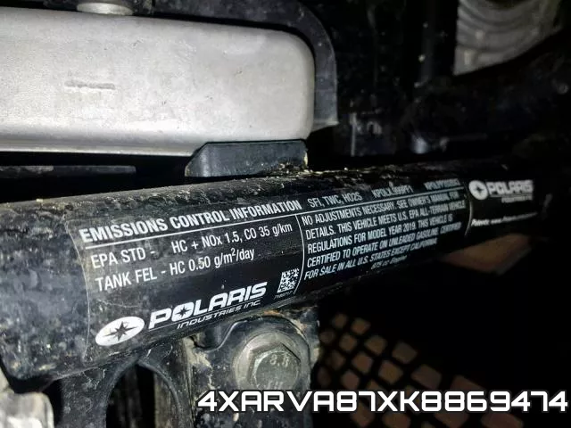 4XARVA87XK8869474 фото 2