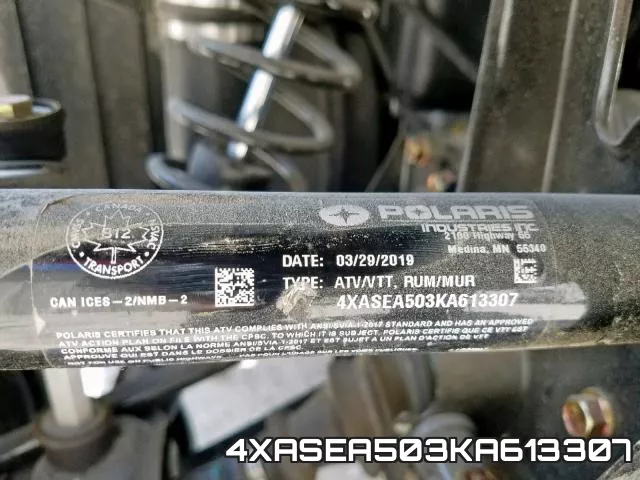 4XASEA503KA613307 фото 2