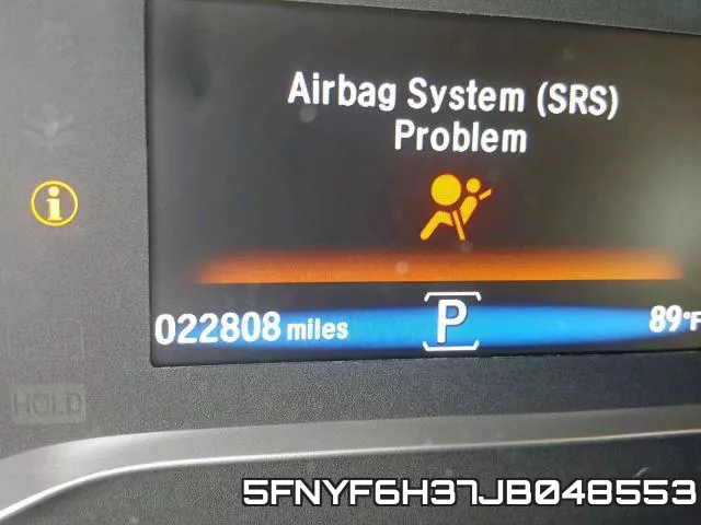 5FNYF6H37JB048553 фото 9