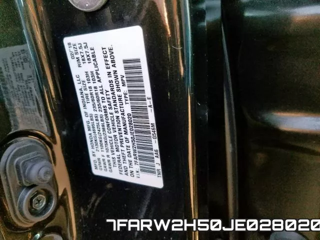 7FARW2H50JE028020 фото 2
