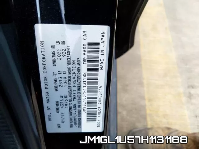 JM1GL1U57H1131188 фото 2