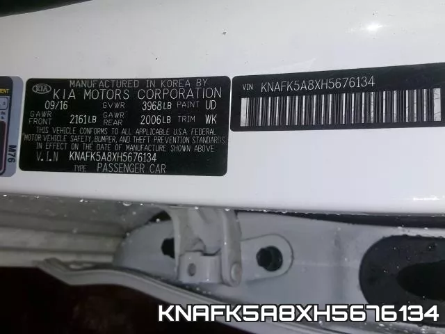 KNAFK5A8XH5676134 фото 2