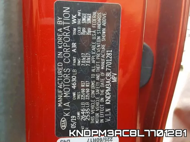 KNDPM3AC8L7701281 фото 2
