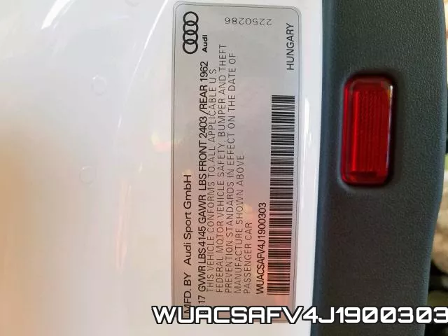 WUACSAFV4J1900303 фото 2