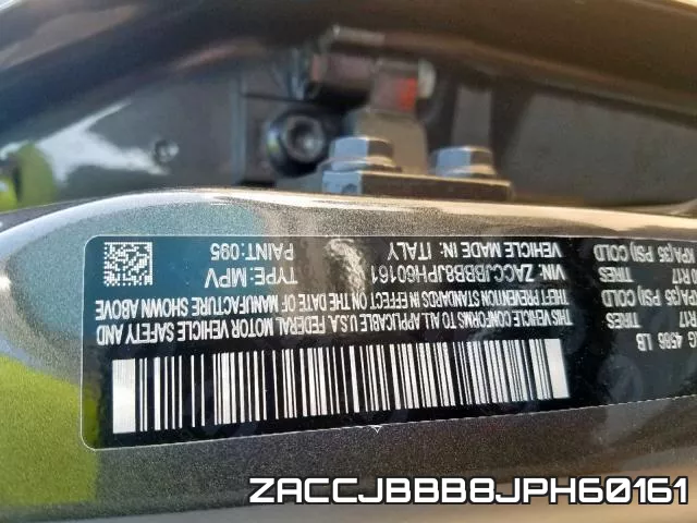 ZACCJBBB8JPH60161 фото 2