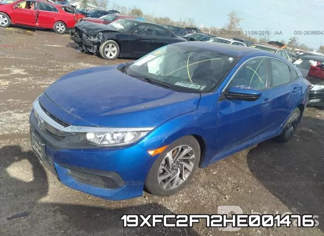 19XFC2F72HE001476 фото 2