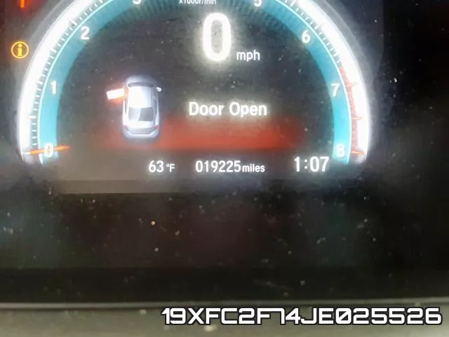 19XFC2F74JE025526 фото 9