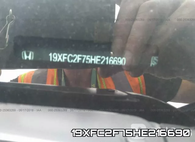 19XFC2F75HE216690 фото 8