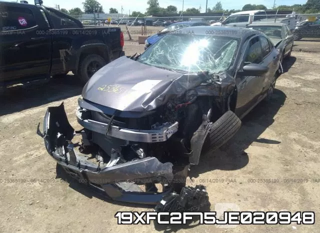 19XFC2F75JE020948 фото 7