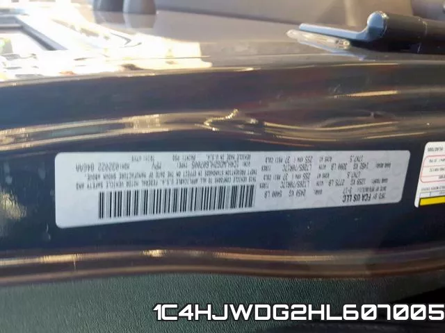 1C4HJWDG2HL607005 фото 2