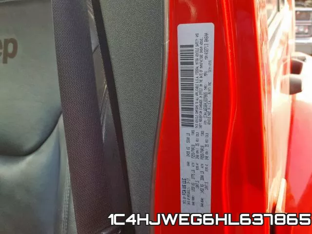 1C4HJWEG6HL637865 фото 2
