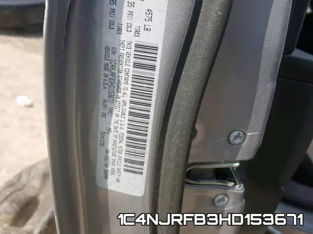 1C4NJRFB3HD153671 фото 2