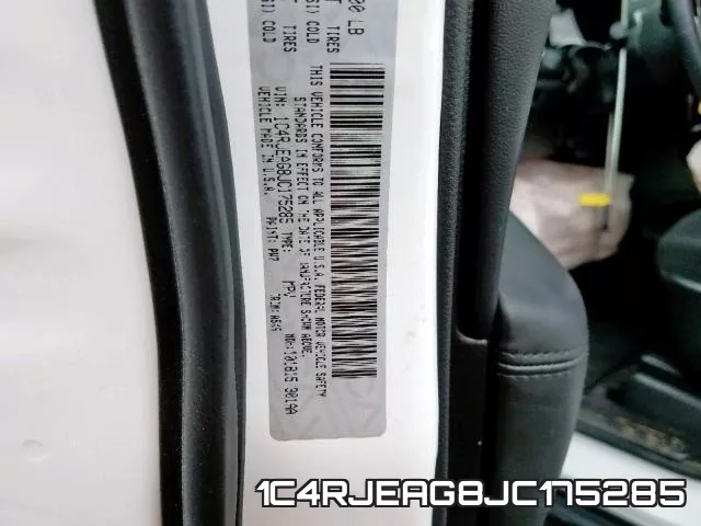 1C4RJEAG8JC175285 фото 2