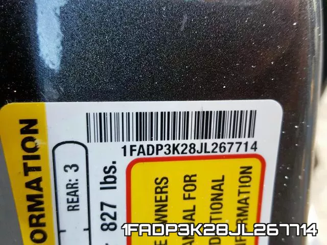 1FADP3K28JL267714 фото 2