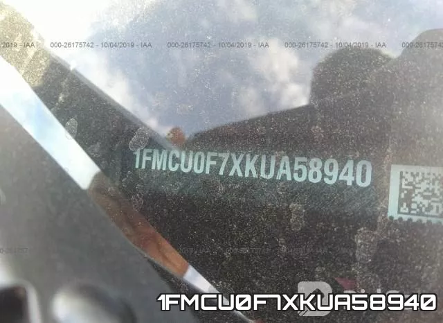 1FMCU0F7XKUA58940 фото 9