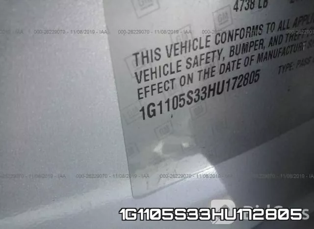 1G1105S33HU172805 фото 10